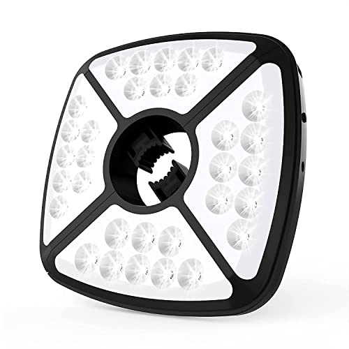 Lampe pour Parasol Rechargeable, 32 LED Lumière de Parasol avec 2 Modes de Luminosité, Pince élastique Réglable Pour Parasol de Jardin,Tente Camping,Patio Extérieure