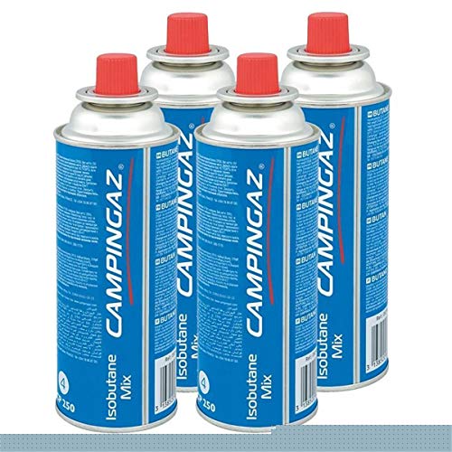 Campingaz Cartucho de gas de válvula CP 250 – Isobutane Mix (4 unidades)