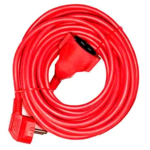 Edm Cable De Extensión 3x1.5 15 M - Cable Eléctrico Exterior para Camping