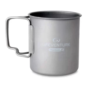 Lifeventure Taza Titanium - Taza de Camping y Mochilismo
