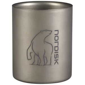 Nordisk Taza de Doble Pared Titanio 450ml - Taza Térmica de Camping