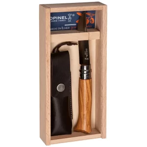 Opinel Nº 08 Madera de Olivo - Navaja de Bolsillo