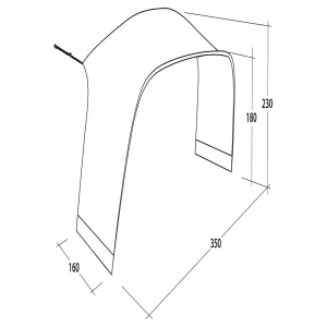 Outwell Wakefield L - Conector de Tienda