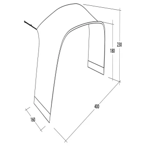 Outwell Wakefield XL - Conector de Tienda
