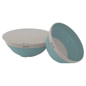Outwell Set De Escurridor Y Bol Plegable - Utensilio de Cocina Compacto para Camping